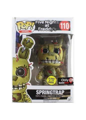 Funko Pop | Springtrap (Glows) [Game Stop] - Five Nights at Freddy's #110 [GUC] | The Nerd Merchant