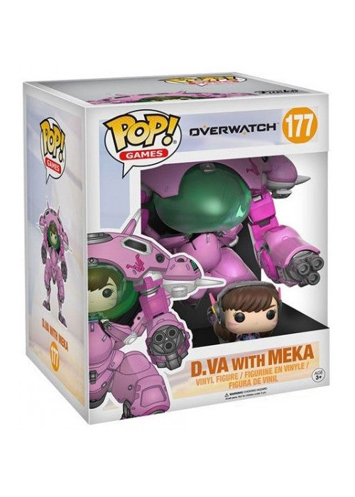 Funko Pop | D.Va with Meka - Overwatch #177 [EUC] | The Nerd Merchant