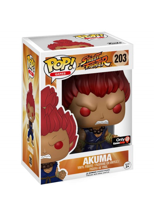 Pop! Vinyl | Akuma [Game Stop] - Street Fighter #203 | The Nerd Merchant