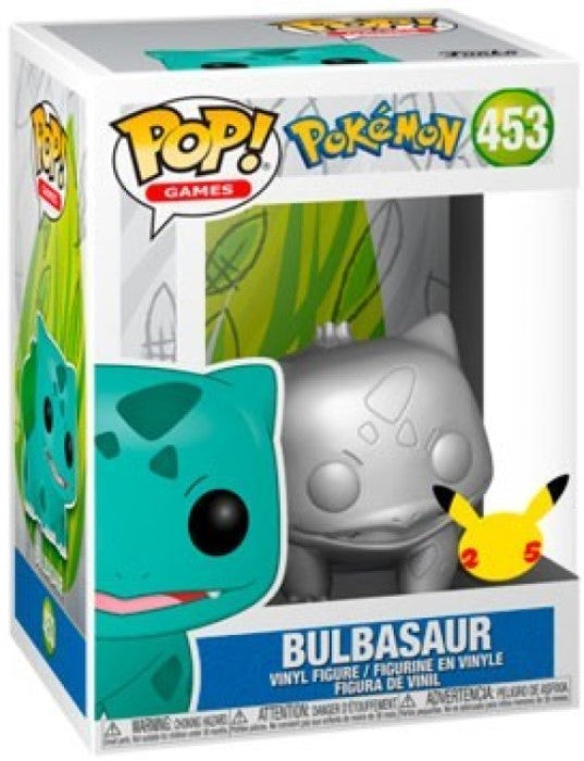 Pop! Vinyl | Bulbasaur (Silver Metallic) - Pokemon #453 | The Nerd Merchant