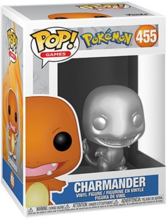 Pop! Vinyl | Charmander (Silver Metallic) - Pokemon #455 | The Nerd Merchant