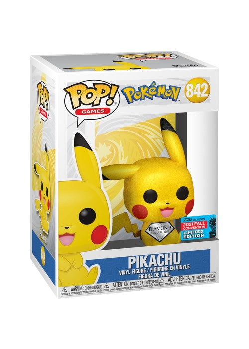 Funko Pop | Pikachu (Diamond) [Fall Con] - Pokemon #842 [EUC] | The Nerd Merchant