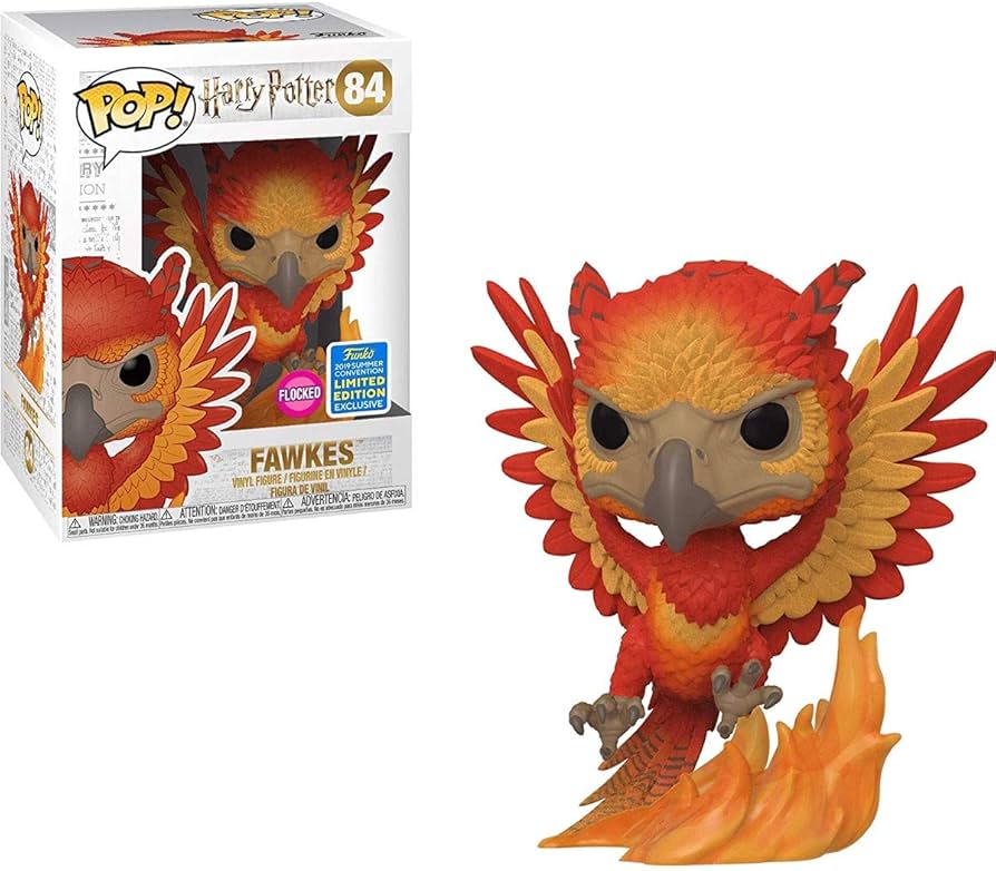 Fawkes (Flocked) [Summer Con] - Harry Potter #84