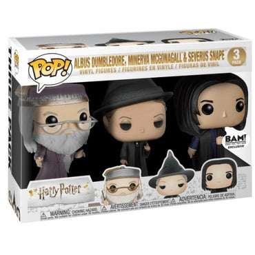 Albus Dumbledore, Minerva Mcgonagall & Severus Snape [BAM!] - Harry Potter 3-Pack