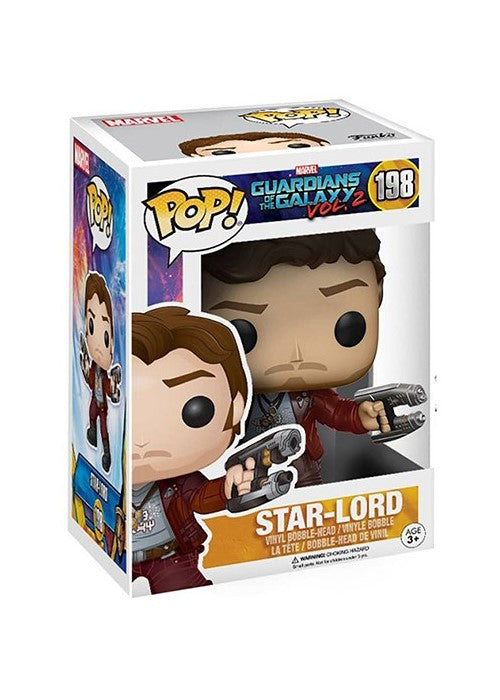 Pop! Vinyl | Star-Lord - Guadians of the Galaxy Vol. 2 #198 | The Nerd Merchant