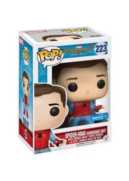 Pop! Vinyl | Spider-Man (Homemade Suit) [Walmart] - Spider-Man Homecoming #223 | The Nerd Merchant