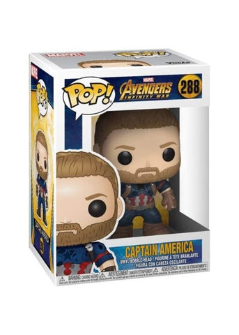 Funko Pop | Captain America - Infinity War #288 [EUC] | The Nerd Merchant