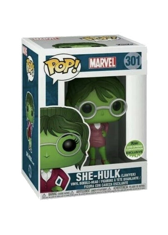 Funko Pop | She-Hulk (Lawyer) [Spring Con] - Marvel #301 [EUC] | The Nerd Merchant