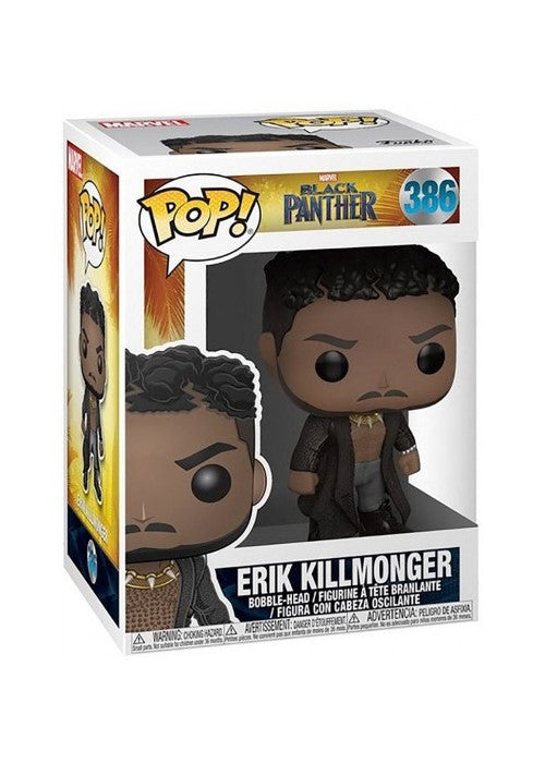 Pop! Vinyl | Erik Killmonger - Black Panther #386 | The Nerd Merchant