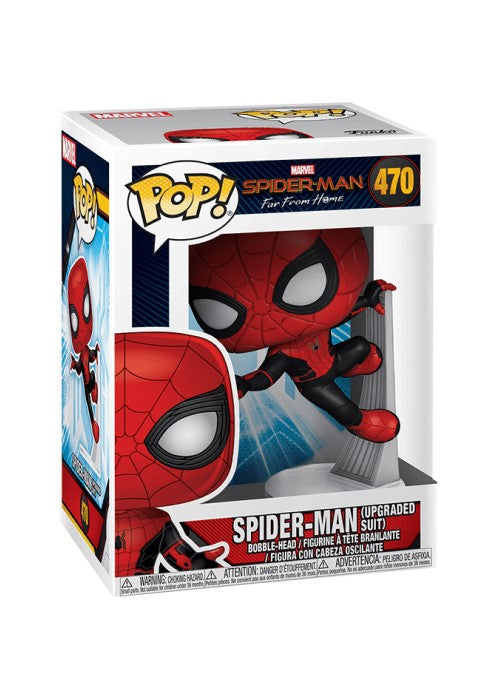 Pop! Vinyl | Spider-Man (Upgraded Suit) - Far From Home #470 | The Nerd Merchant