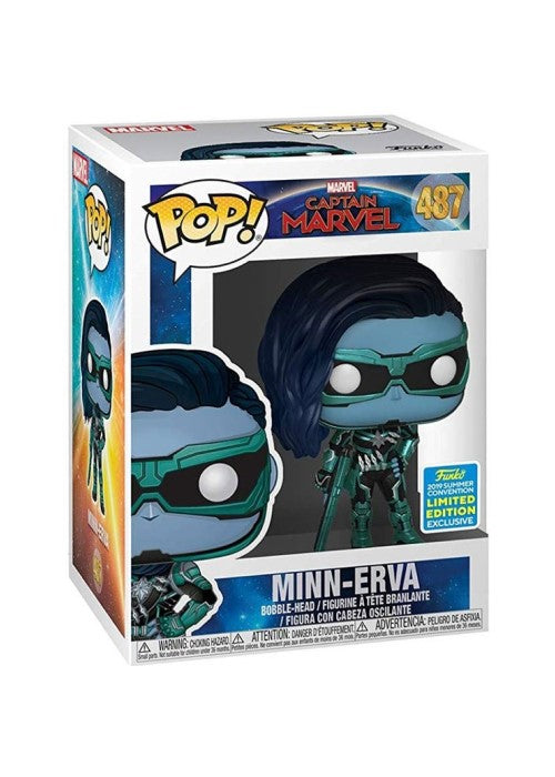 Pop! Vinyl | Minn-Erva [Summer] - Captain Marvel #487 | The Nerd Merchant