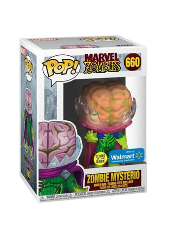 Funko Pop | Zombie Mysterio (Glows in the Dark) [Walmart] - Marvel Zombies #660 [EUC] | The Nerd Merchant