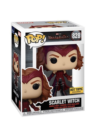 Funko Pop | Scarlet Witch [Hot Topic] - WandaVision #828 [EUC] | The Nerd Merchant