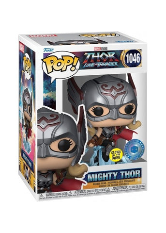 Funko Pop | Mighty Thor (Glows in the Dark) [Pop in a Box] - Love and Thunder #1046 [NIP] | The Nerd Merchant