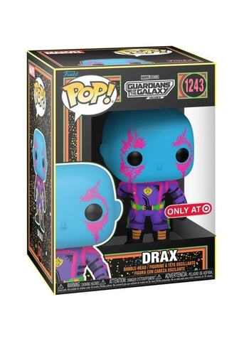 Funko Pop | Drax (Blacklight) [Target] - Guardians of the Galaxy Vol.3 #1243 [NIP] | The Nerd Merchant