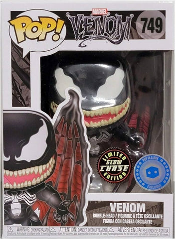 Funko Pop | Venom (Glows in the Dark) (Chase) [Pop in a Box] - Venom #749 [EUC] | The Nerd Merchant