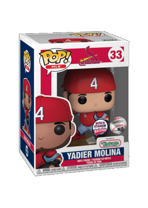 Funko Pop | Yadier Molina [Busch Stadium] - Cardinals #33 [GUC] | The Nerd Merchant