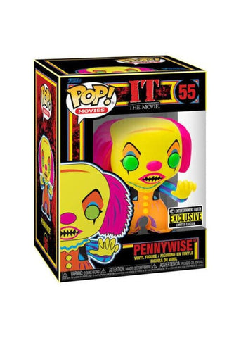 Funko Pop | Pennywise (Blacklight) [Entertainment Earth] - IT #55 [GUC] | The Nerd Merchant