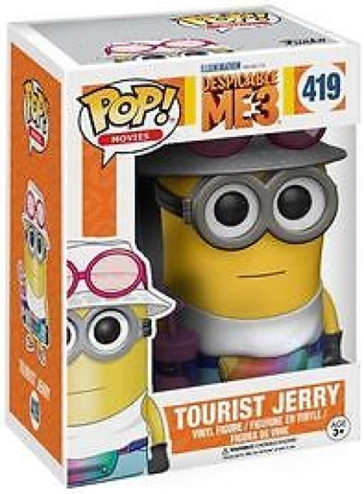 Funko Pop | Tourist Jerry - Despicable Me 3 #419 [GUC] | The Nerd Merchant