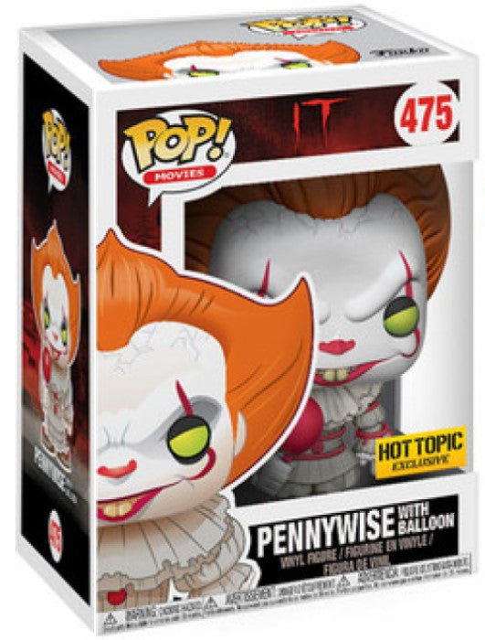 Funko Pop | Pennywise (With Balloon) [Hot Topic] - IT #475 [EUC] | The Nerd Merchant