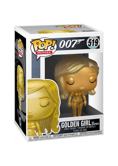 Funko Pop | Golden Girl from Goldfinger - 007 #519 [EUC] | The Nerd Merchant