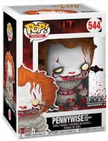 Funko Pop | Pennywise (w/ Wrought Iron) [FYE] - IT #544 [EUC] | The Nerd Merchant