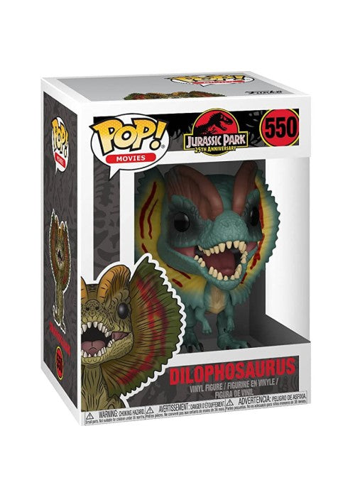 Funko Pop | Dilophosaurus - Jurassic Park #550 [DAMAGED] | The Nerd Merchant