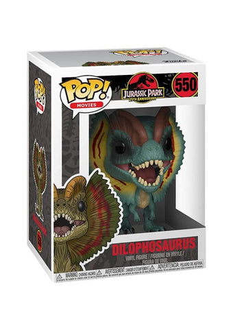 Funko Pop | Dilophosaurus - Jurassic Park #550 [DAMAGED] | The Nerd Merchant