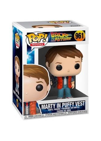 Funko Pop | Marty in Puffy Vest - Back to the Future  #961 [EUC] | The Nerd Merchant