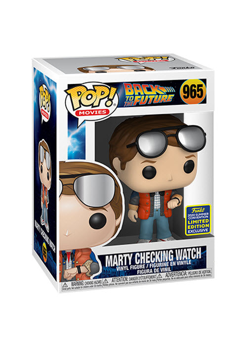 Funko Pop | Marty Checking Watch [Summer Con] - Back to the Future  #965 [GUC] | The Nerd Merchant