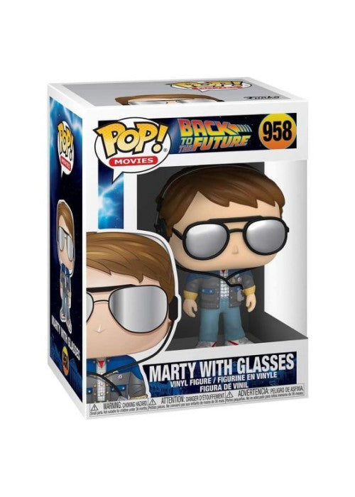 Funko Pop | Marty with Glasses - Back to the Future  #958 [EUC] | The Nerd Merchant