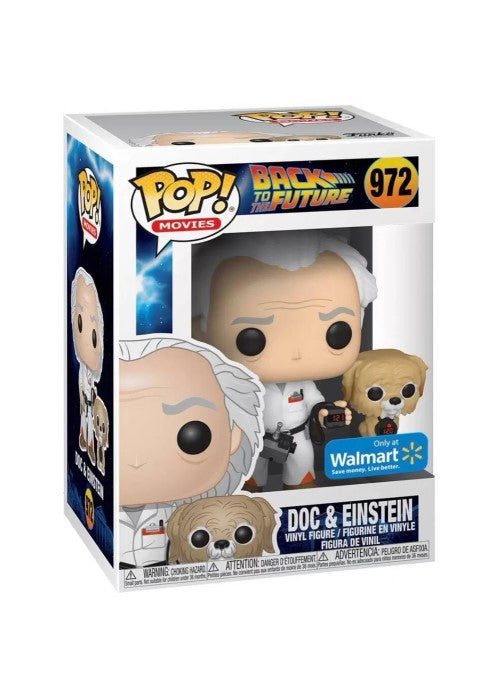 Funko Pop | Doc & Einstein [Walmart] - Back to the Future  #972 [EUC] | The Nerd Merchant