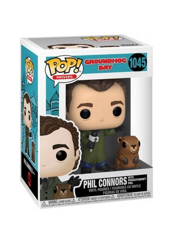 Funko Pop | Phil Connors with Punxsutawney Phil - Groundhog Day - #1045 [EUC] | The Nerd Merchant