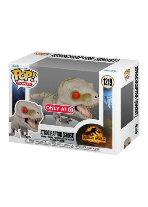 Funko Pop | Atrociraptor (Ghost) [Target] -Jurassic World #1219 [EUC] | The Nerd Merchant