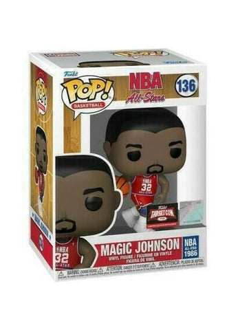 Funko Pop | Magic Johnson [TargetCon] - NBA All-Stars #136 [EUC] | The Nerd Merchant