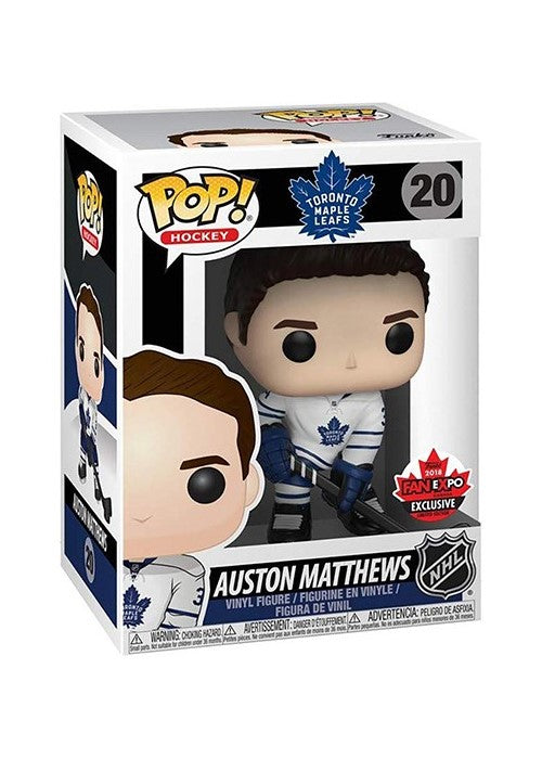 Funko Pop | Auston Matthews [Fan Expo]- Maple Leaves #20 - [EUC] | The Nerd Merchant