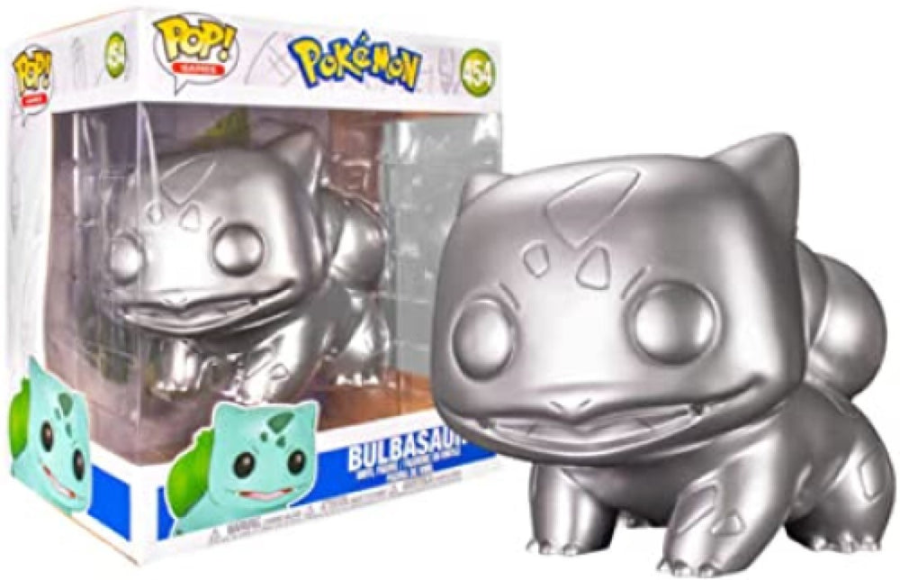 Pop! Vinyl | Bulbasaur (Jumbo) (Silver Metallic) [Special Edition] - Pokemon #454 | The Nerd Merchant