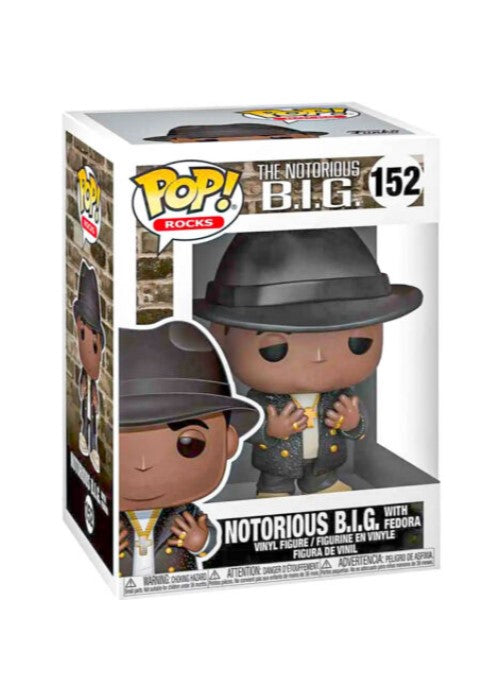 Funko Pop | Notorious B.I.G. with Fedora - Rocks #152 [EUC] | The Nerd Merchant