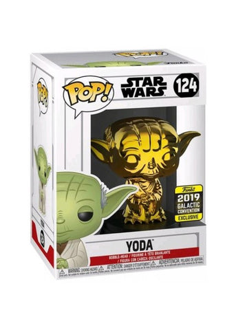 Funko Pop | Yoda [Galactic Con] - Star Wars #124 [EUC] | The Nerd Merchant