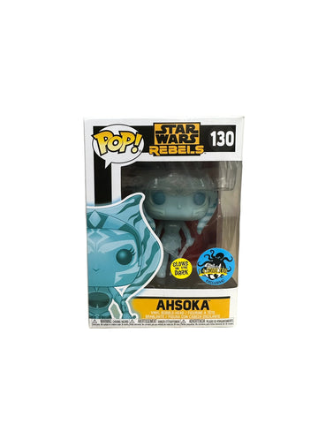 Funko Pop | Ahsoka (Glows in the Dark) [LA Comic Con] - Star Wars #130 [EUC] | The Nerd Merchant