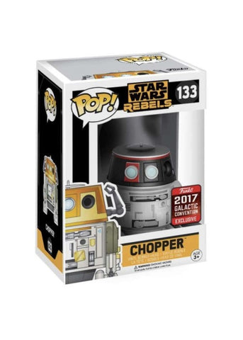 Funko Pop | Chopper [Galactic Convention] - Star Wars #133 [EUC] | The Nerd Merchant