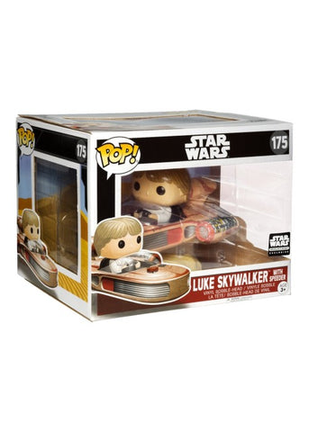 Funko Pop | Luke Skywalker with Speeder [Smuggler's Bounty] - Star Wars #175 [EUC] | The Nerd Merchant