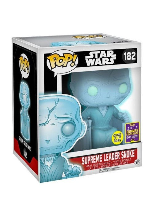 Funko Pop | Supreme Leader Snoke (Glows in the Dark) [Summer Con] - Star Wars #182 [EUC] | The Nerd Merchant