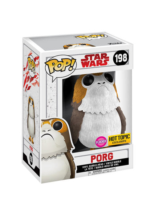 Funko Pop | Porg (Flocked) [Hot Topic] - Star Wars #198 [EUC] | The Nerd Merchant