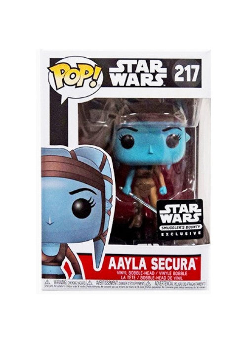 Funko Pop | Aayla Secura [Smuggler's Bounty] - Star Wars  #217 [EUC] | The Nerd Merchant