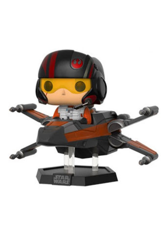 Funko Pop | Poe Dameron with X-Wing [Smuggler's Bounty] - Star Wars #227 [EUC] | The Nerd Merchant