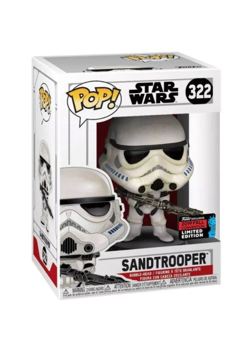 Funko Pop | Sandtrooper [Fall Convention] - Star Wars #322 [EUC] | The Nerd Merchant