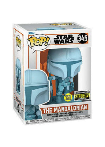 Funko Pop | The Mandalorian (Glows in the Dark) [Entertainment Earth Exclusive] - Star Wars #345 [EUC] | The Nerd Merchant