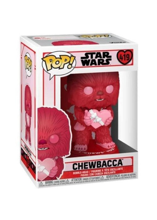 Funko Pop | Chewbacca (Valentine) - Star Wars #419 [EUC] | The Nerd Merchant