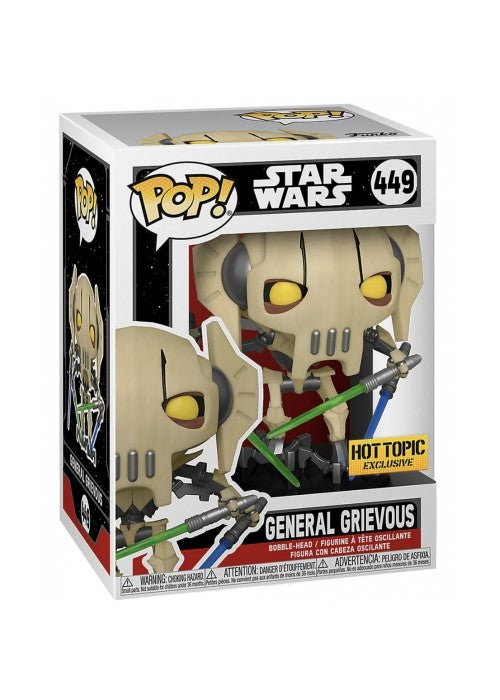 Funko Pop | General Grievous [Hot Topic] - Star Wars #449 [EUC] | The Nerd Merchant